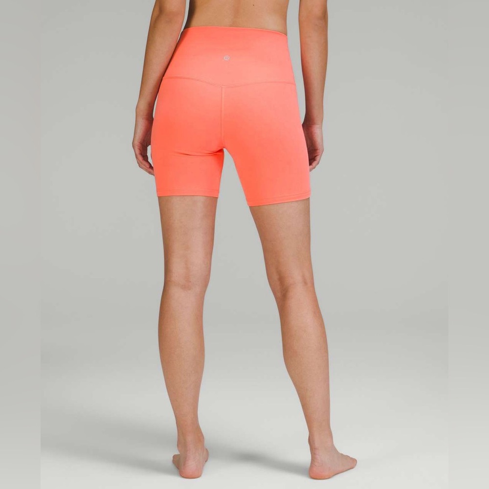 Lululemon Raspberry Cream Align 6” Shorts - Picture 3 of 7